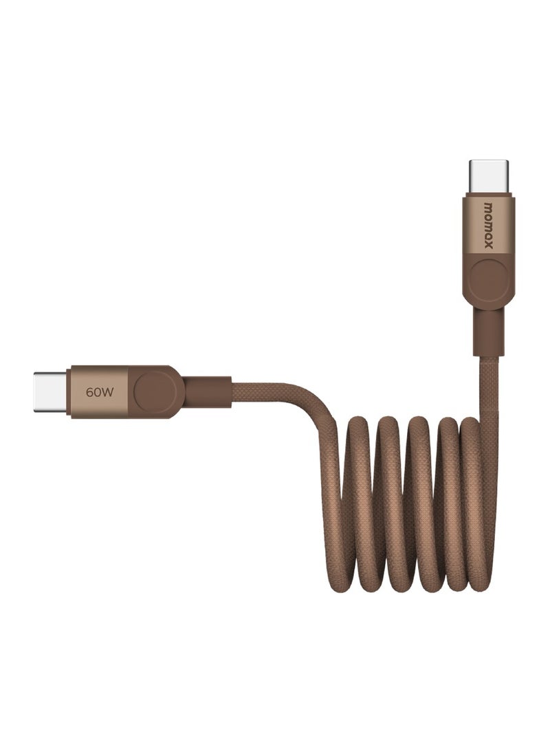 MOMAX MAGLINK 60W USB-C TO USB-C MAGNETIC CABLE