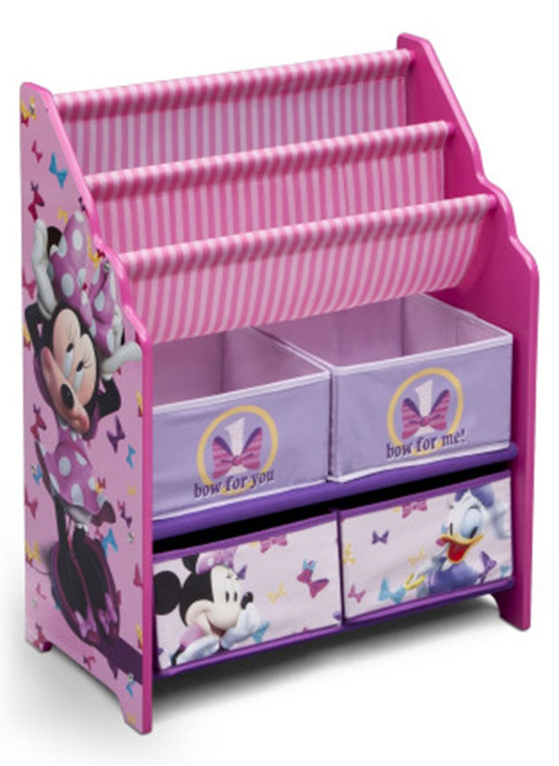 Minnie Mouse Book And Toy Organizer