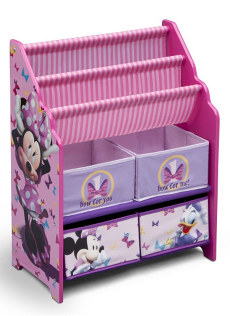 Minnie Mouse Book And Toy Organizer