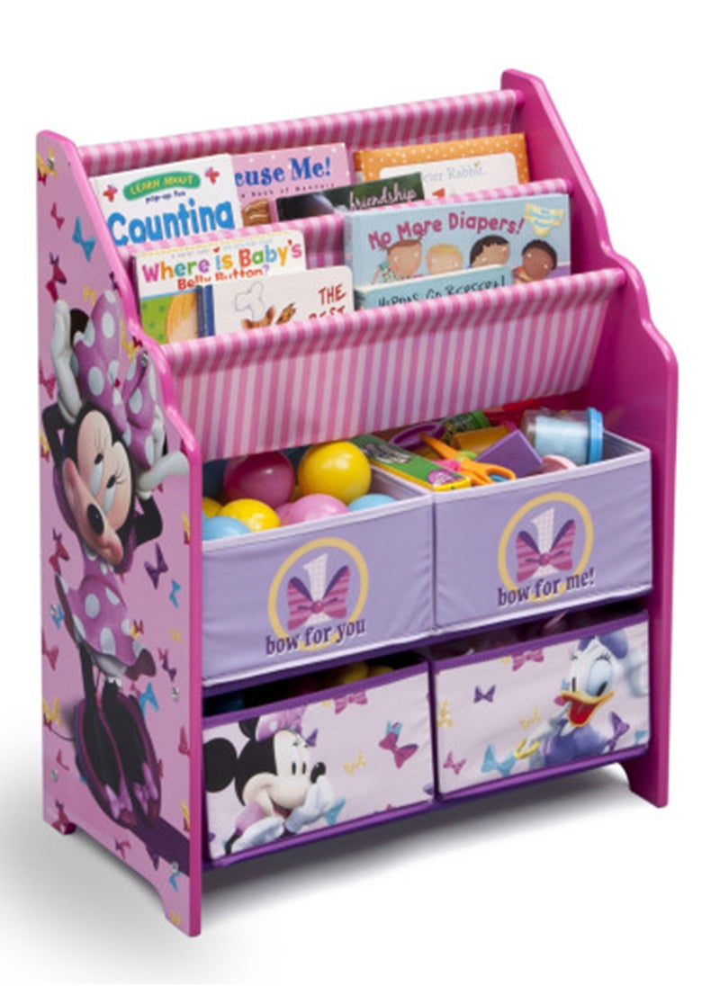 Minnie Mouse Book And Toy Organizer