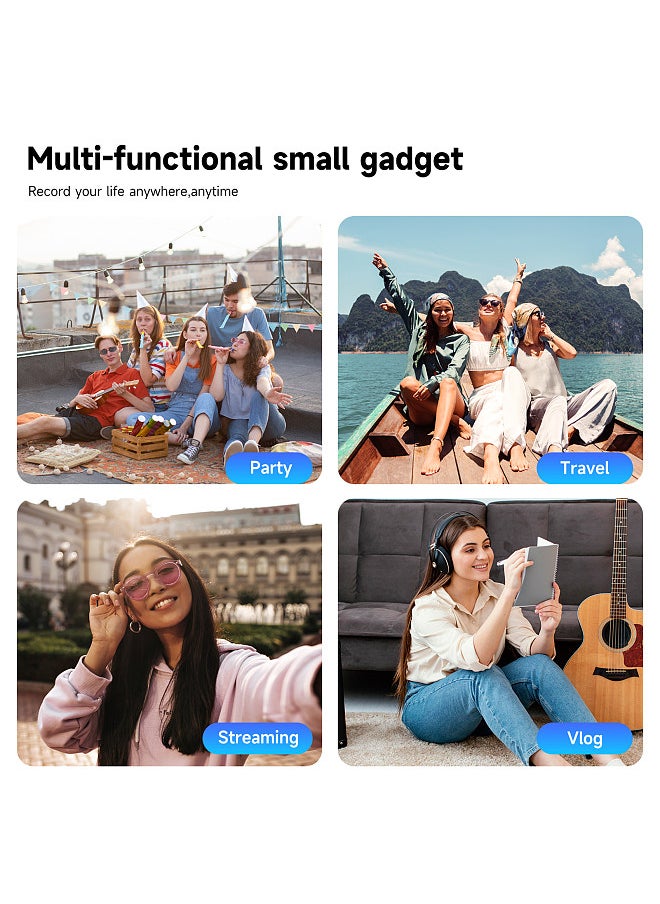 TELESIN TE-TPR-009 Tripod Stand Foldable Pole 360° Rotatable Selfie Stick Multi-Mount Tripod 3-Way Adjustable Handler Grip Mutifunctional Camera Stick Compatible with GoPro11/10/9