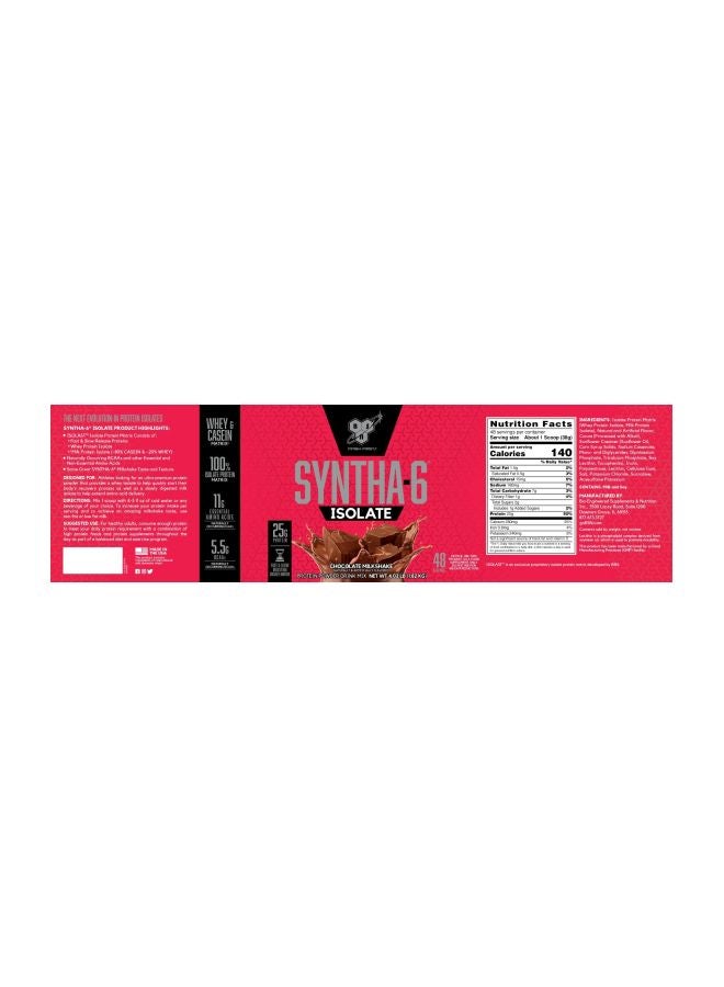 Syntha-6 Isolate Protein Powder Drink Mix - Chocolate Milkshake