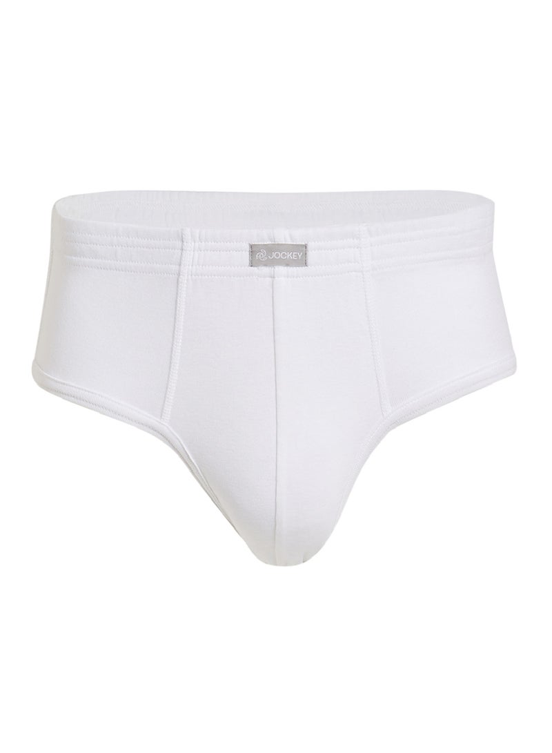 2 Pack Contour Briefs White