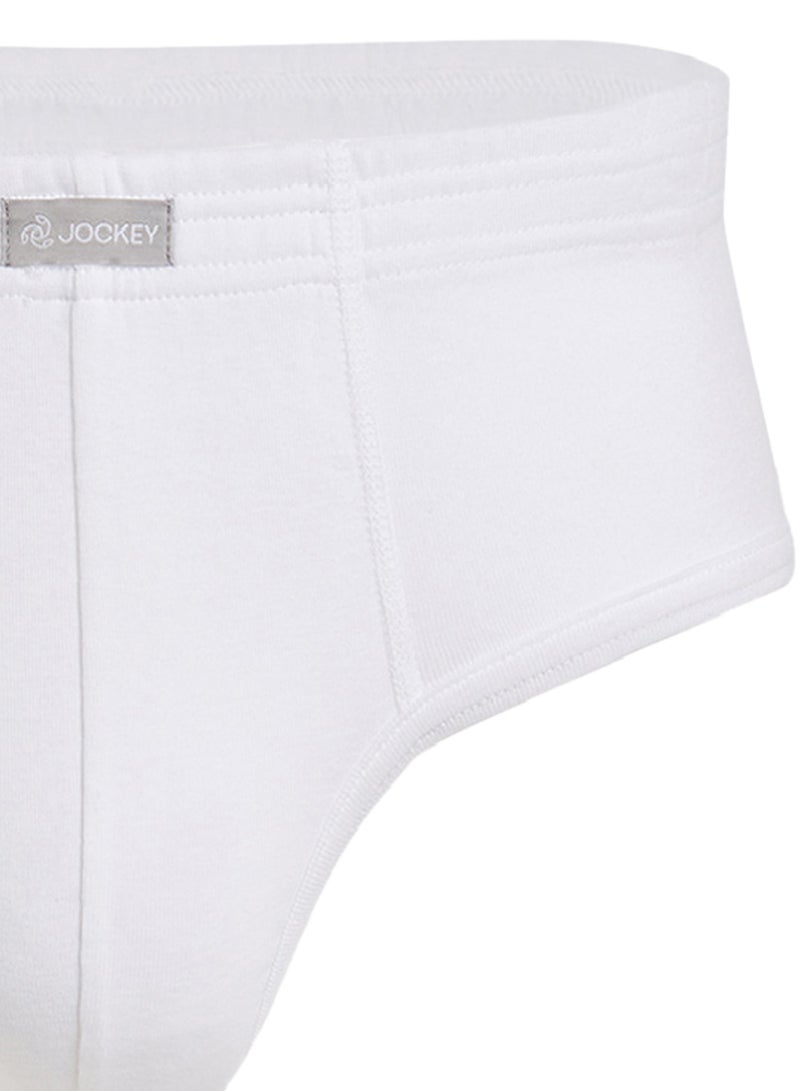 2 Pack Contour Briefs White