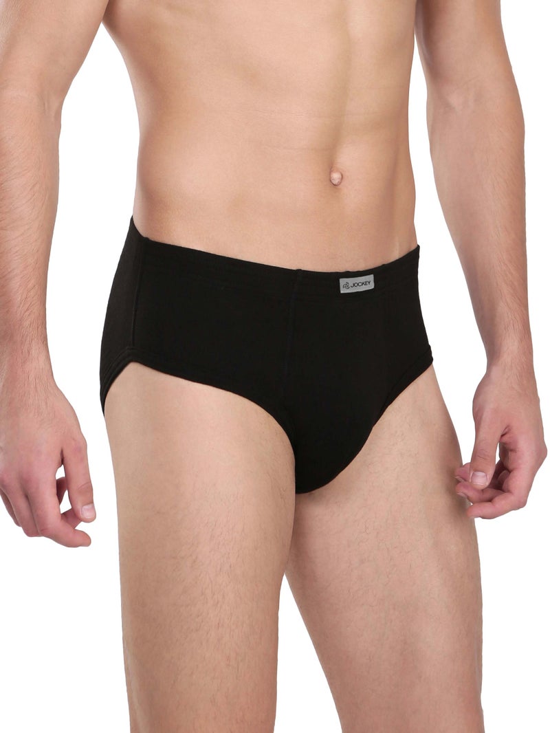 Pack Of 2 Elance Contour Brief Black