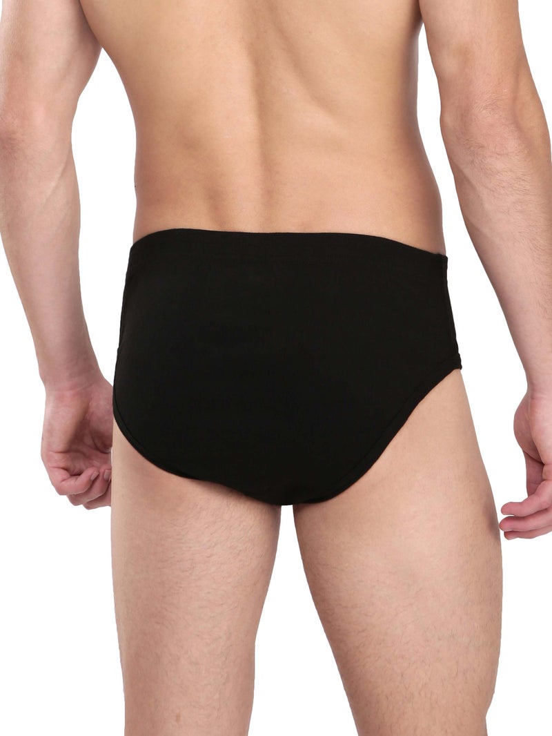 Pack Of 2 Elance Contour Brief Black