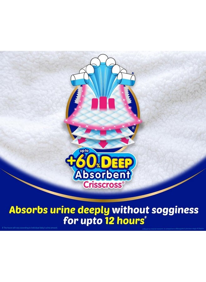 Pants Extra Absorb Baby Diapers, Small (S), 66(+2) Free Diaper, 4-8 Kg, 68 Count