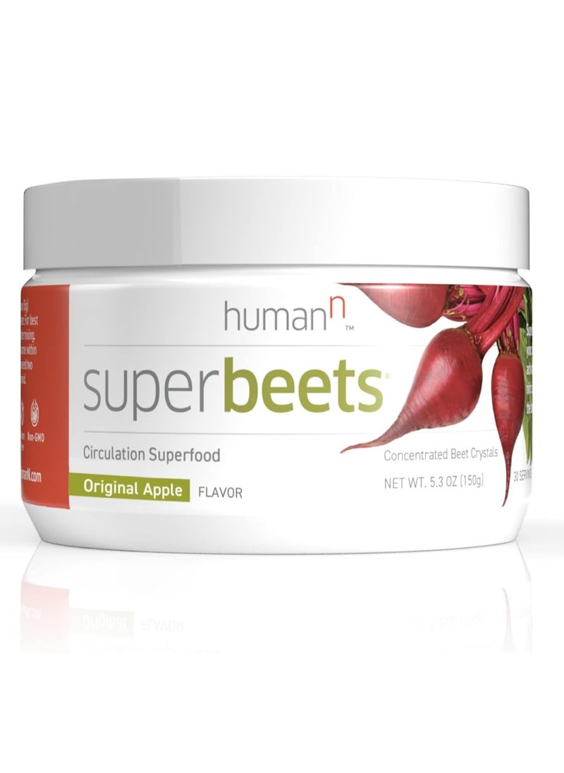 Superbeets Circulation Superfood Original Appple Flavor 5.3oz 150g