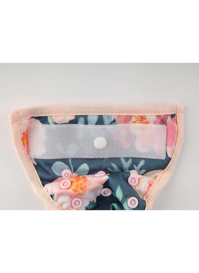 Newborn Baby Cloth Diaper Cover Nappy Hook And Loop (Multicolor Hearts)