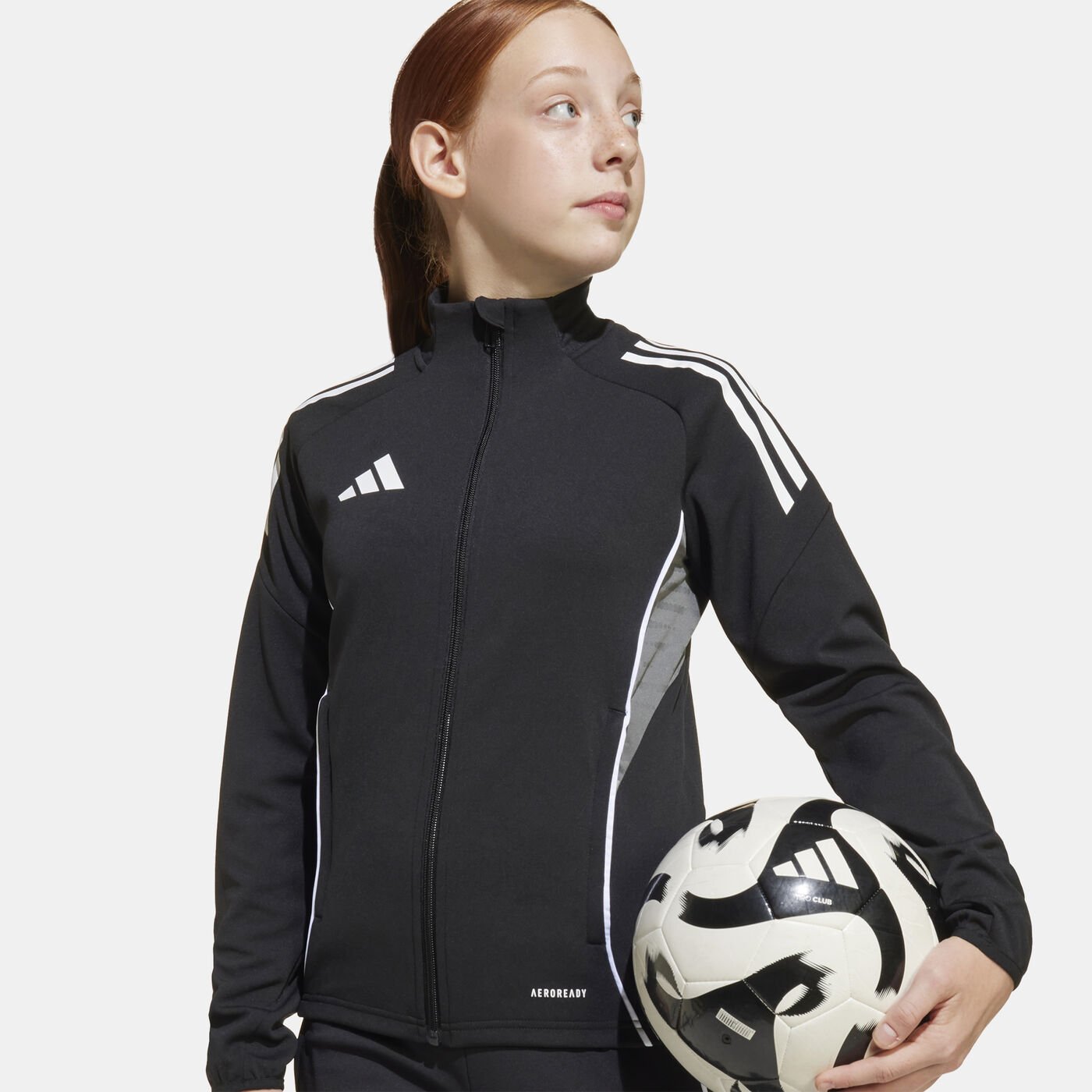 Kids' Tiro 25 Competition Football Training Jacket