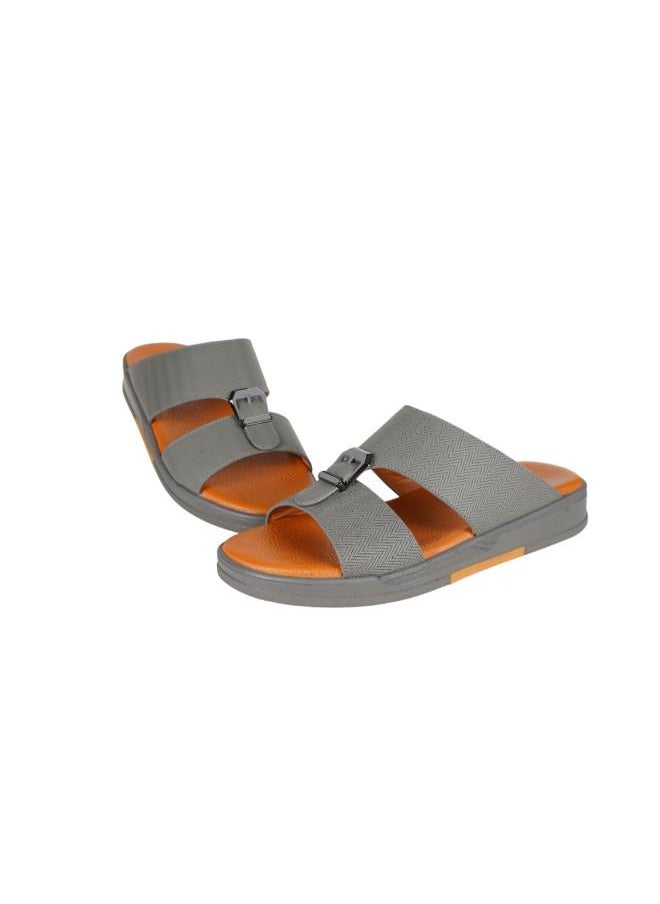 008-3658 Barjeel Uno Mens Arabic Sandals MSA124 Schist