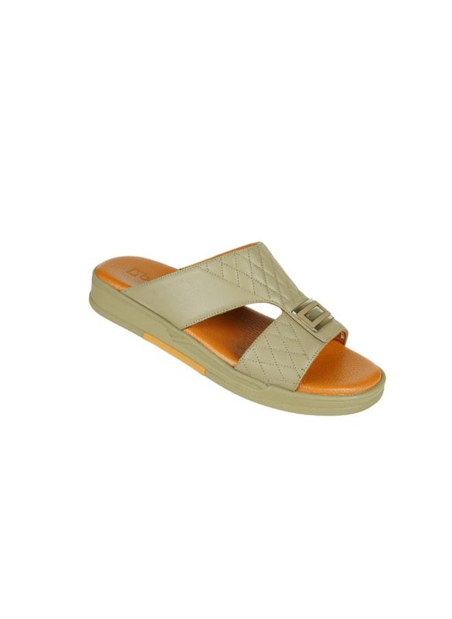 008-3644 Barjeel Uno Mens Arabic Sandals MSA138 Stone