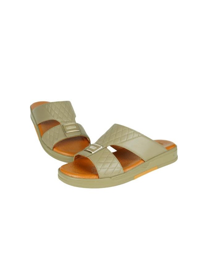 008-3644 Barjeel Uno Mens Arabic Sandals MSA138 Stone