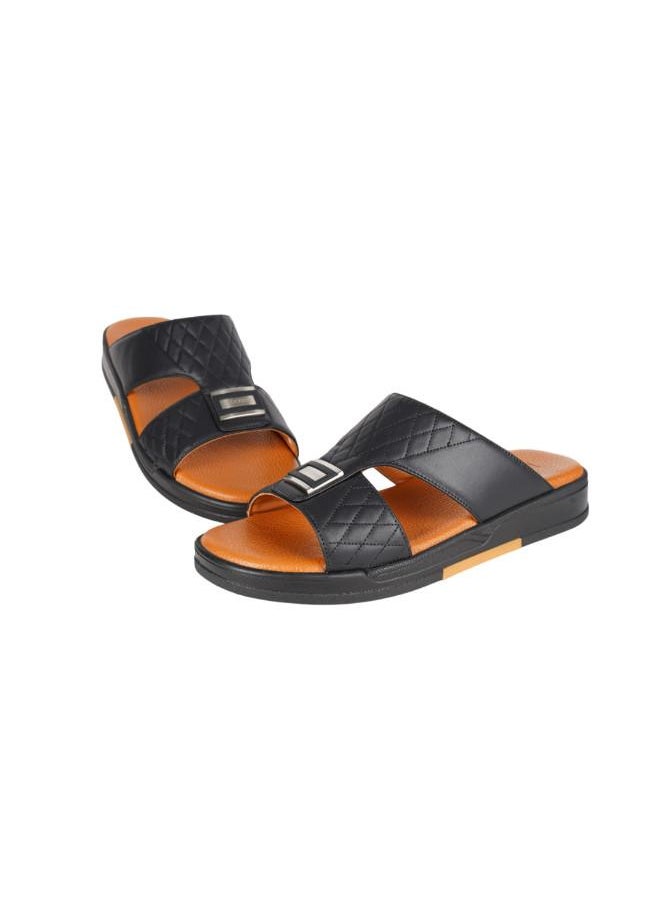 008-3642 Barjeel Uno Mens Arabic Sandals MSA138 Black