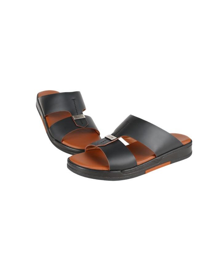 008-3597 Barjeel Uno Mens Arabic Sandals MSA127 Black