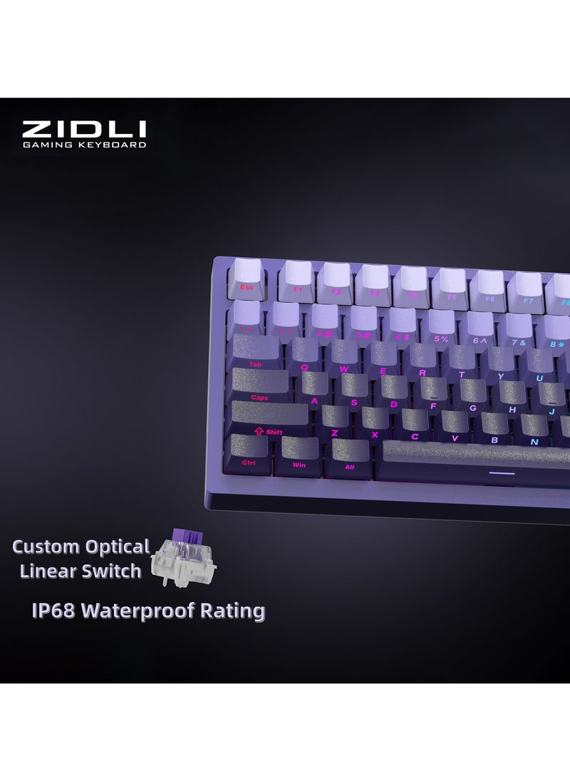 K980 Wired Mechanical Keyboard with Optical Switches | IP68 Waterproof | Full Key Hot-Swap | Side-Engraved Keycaps