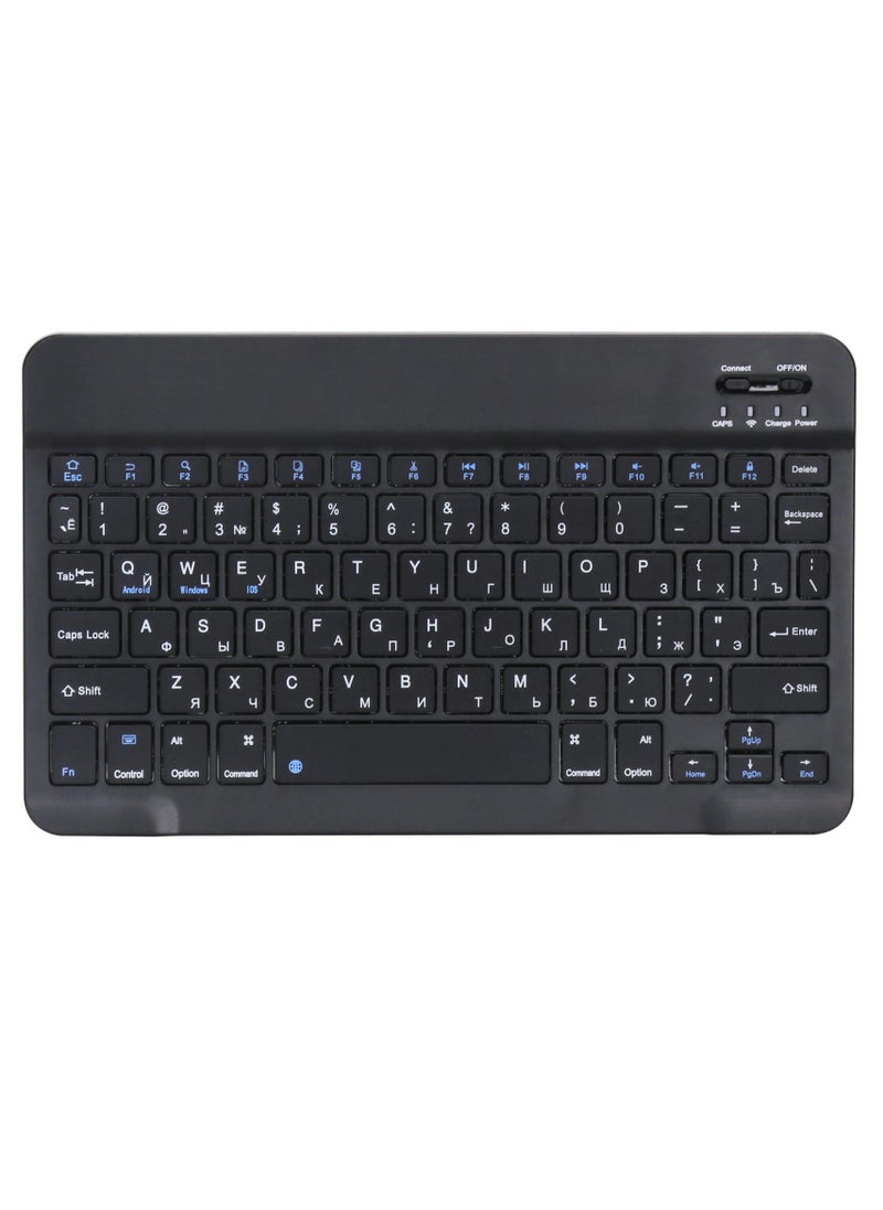 Universal Wireless Keyboard & mouse combo with English ultra slim design compatible with Android Apple iPad IOS Windows & Mac (Black)