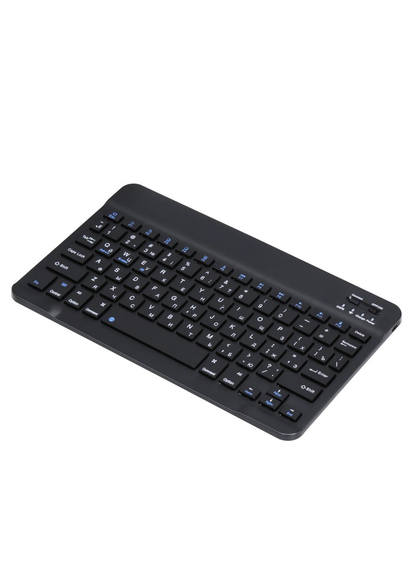 Universal Wireless Keyboard & mouse combo with English ultra slim design compatible with Android Apple iPad IOS Windows & Mac (Black)