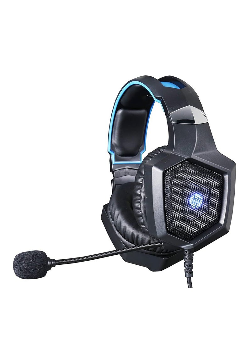 10 mAh H320 USB 3.5mm AUX Wired 4D Stereo 7.1 Surround Sound Gaming Headphone Headset with Microphone