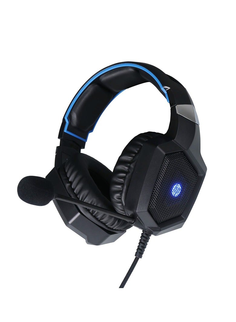 10 mAh H320 USB 3.5mm AUX Wired 4D Stereo 7.1 Surround Sound Gaming Headphone Headset with Microphone