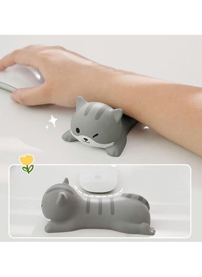 Mouse Wrist Rest, Cute Cat Design Mini Wrist Pad，Wrist Support Mouse Wrist Cushion Arm Rest for Study/Student/Women