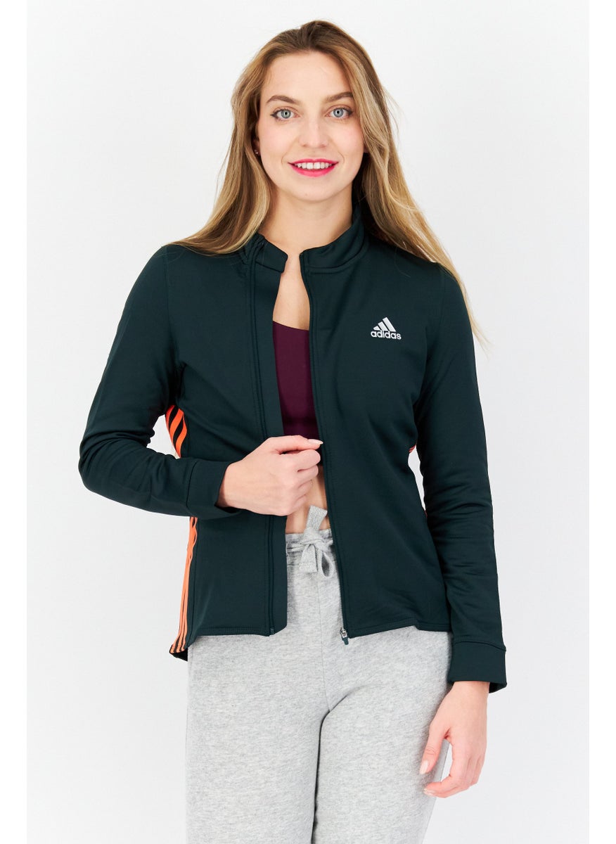 Women Sportswear Fit Cycling Sweatshirt, Green