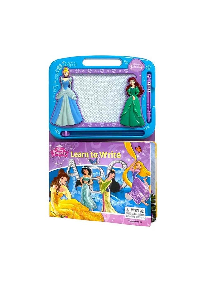 Disney Princess Learning Series Drawing Board Book With Magnetic Pad