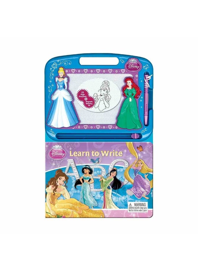 Disney Princess Learning Series Drawing Board Book With Magnetic Pad