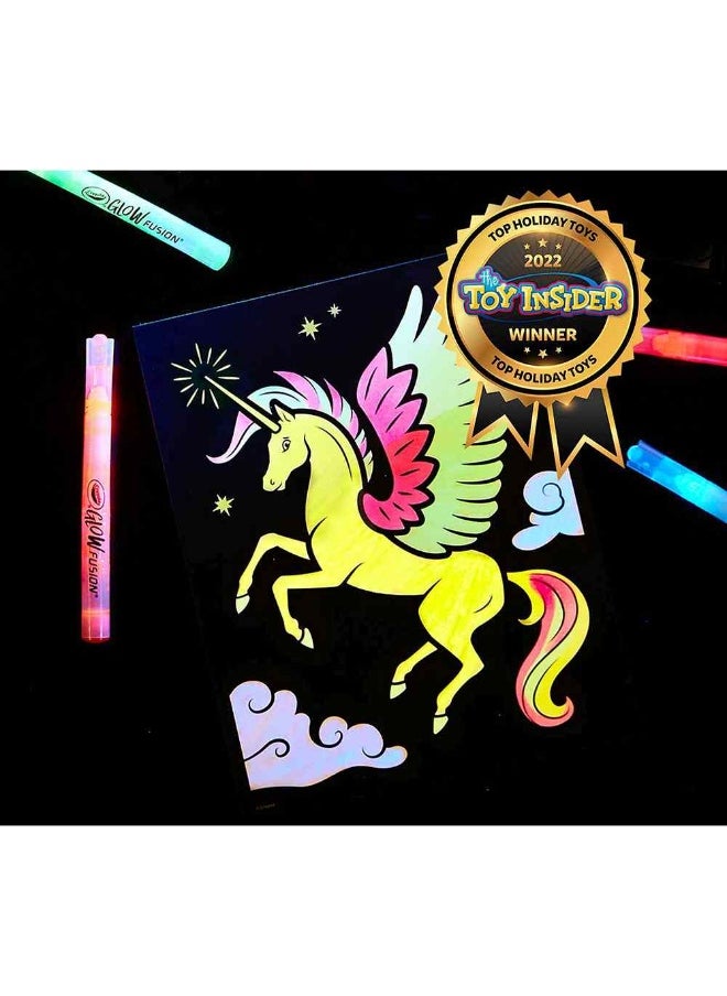 Crayola Mythical Creatures Glow Fusion Coloring Set