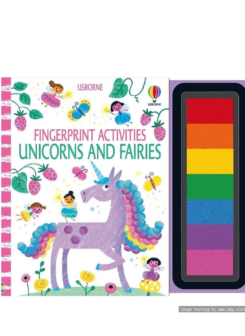 Usborne Fingerprint Activities Fairies and Unicorns