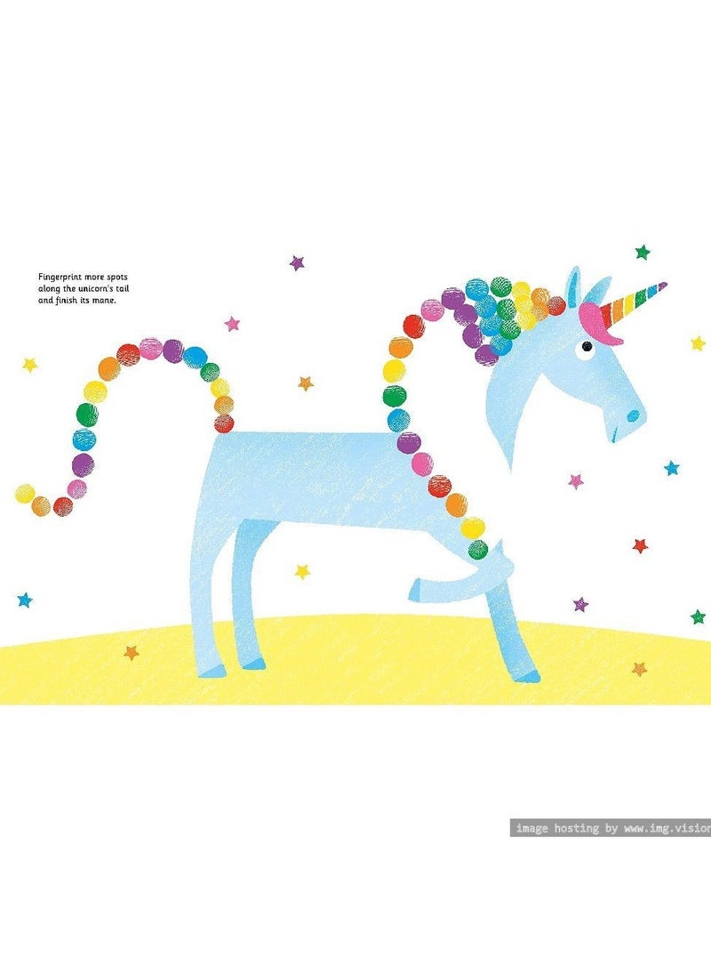 Usborne Fingerprint Activities Fairies and Unicorns