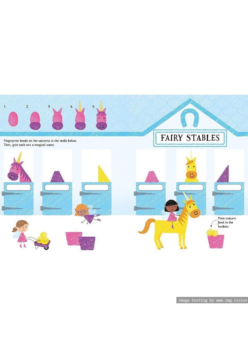 Usborne Fingerprint Activities Fairies and Unicorns