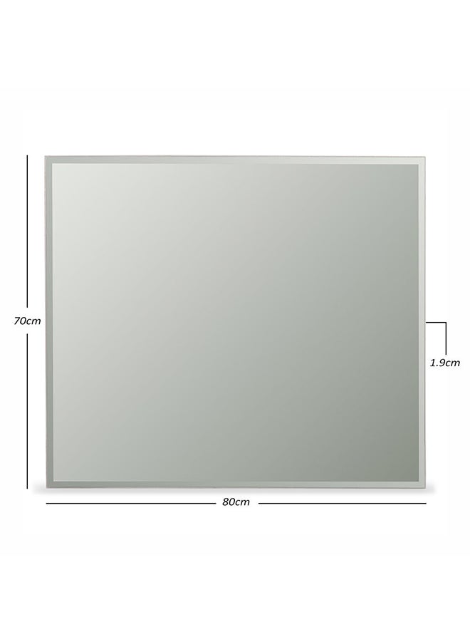 Toreno Framed Mirror, White Oak