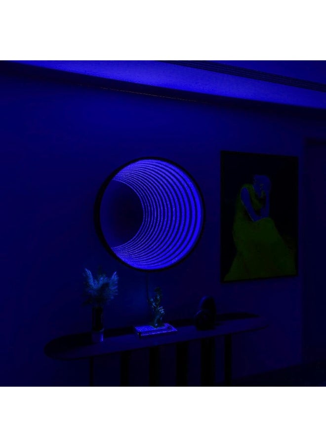 Besty Home Portal Infinity Mirror Wall Night Light Decor Magic Mirror Smart Led Wall Lamp Rgb Wifi Mobile App Smart Life Alexa