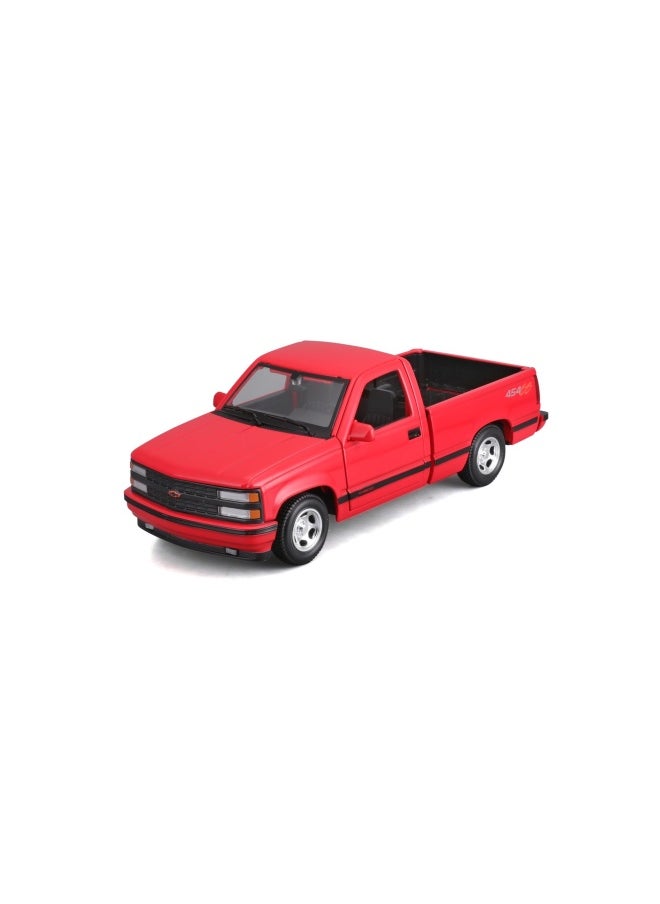 Maisto Chevrolet 454 SS Pick-up from 1993 Diecast Car (1:24, Red)