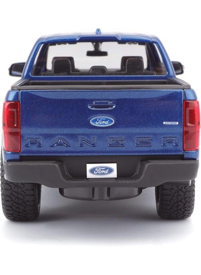 Maisto Ford Ranger 2019 Diecast Model Car (1:27, Metallic Blue)