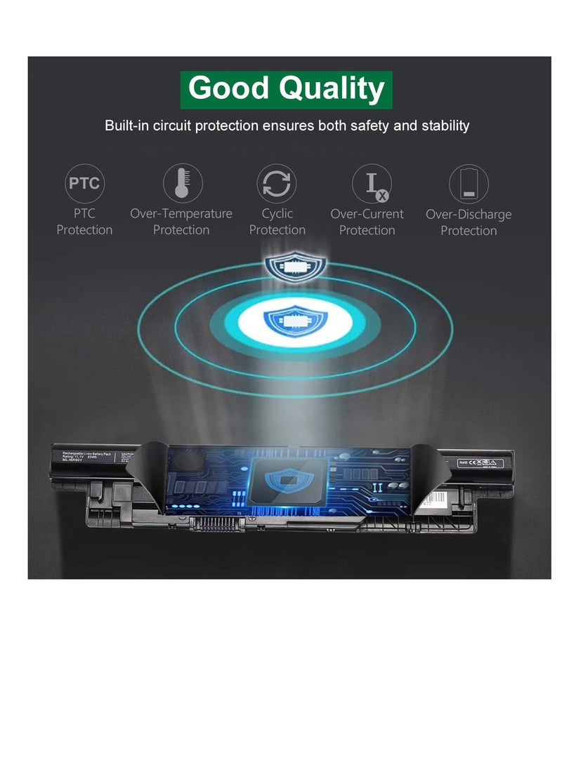 11.1V 65Wh MR90Y Laptop Battery for Dell Inspiron 14 3421 14R 5421 14R 5437 15 3521 15R 5521 15R 5537 17 3721 17 3737 17R 5721 17R 5737 fit Dell Latitude 3440 3540 Vostro 2421 2521