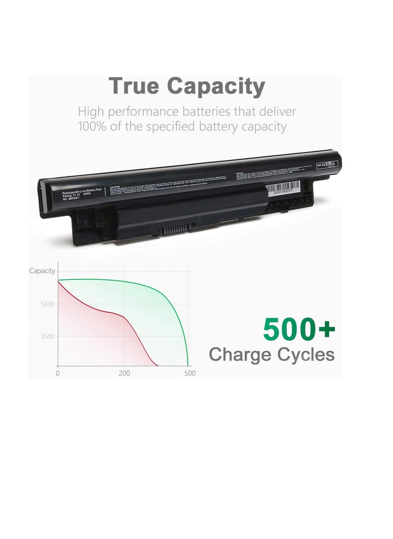 11.1V 65Wh MR90Y Laptop Battery for Dell Inspiron 14 3421 14R 5421 14R 5437 15 3521 15R 5521 15R 5537 17 3721 17 3737 17R 5721 17R 5737 fit Dell Latitude 3440 3540 Vostro 2421 2521