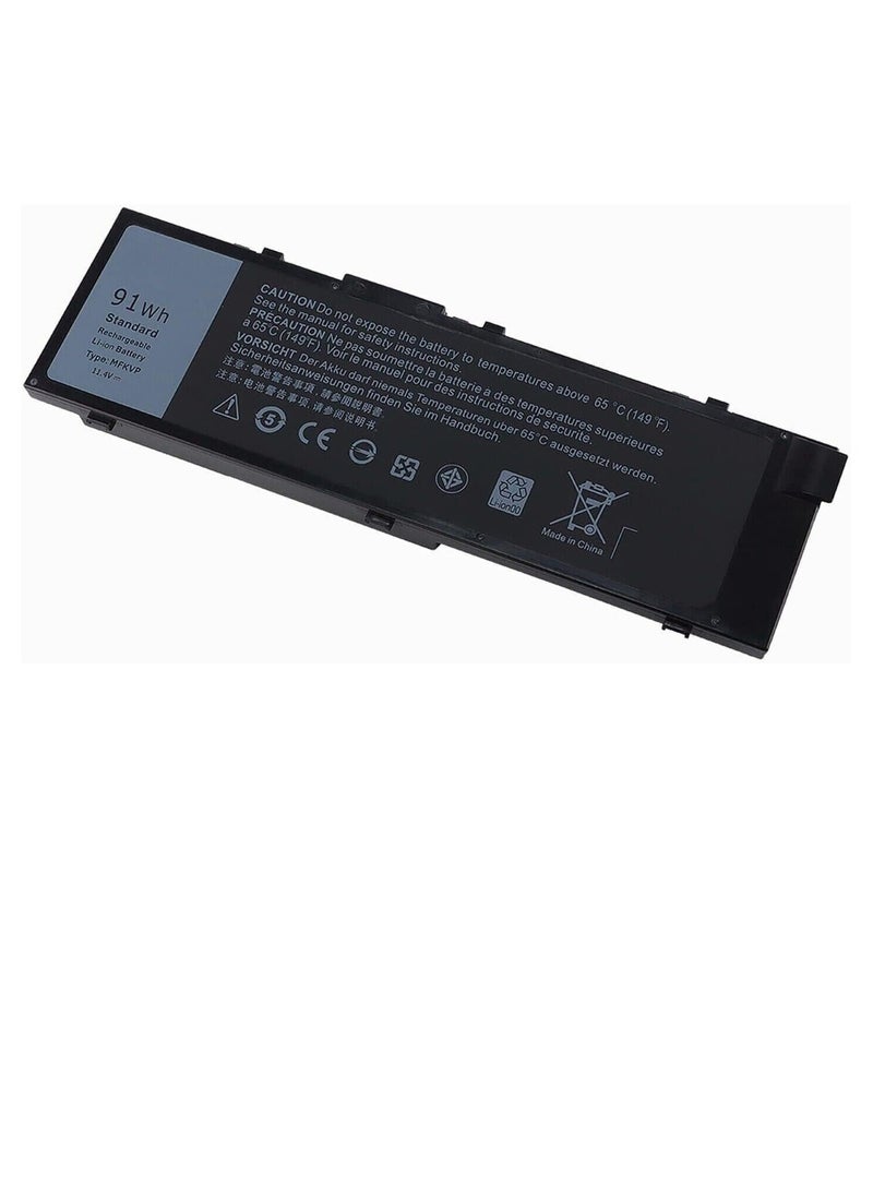 New Replacement MFKVP Battery For Dell Precision 15 7510 7520 17 7710 7720 M7510 M7710 91Wh