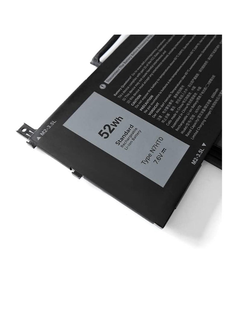 New Replacement V0GMT 0NCC3D Laptop Battery Compatible for Dell G7 17 7700 Series (11.4V 56Wh)