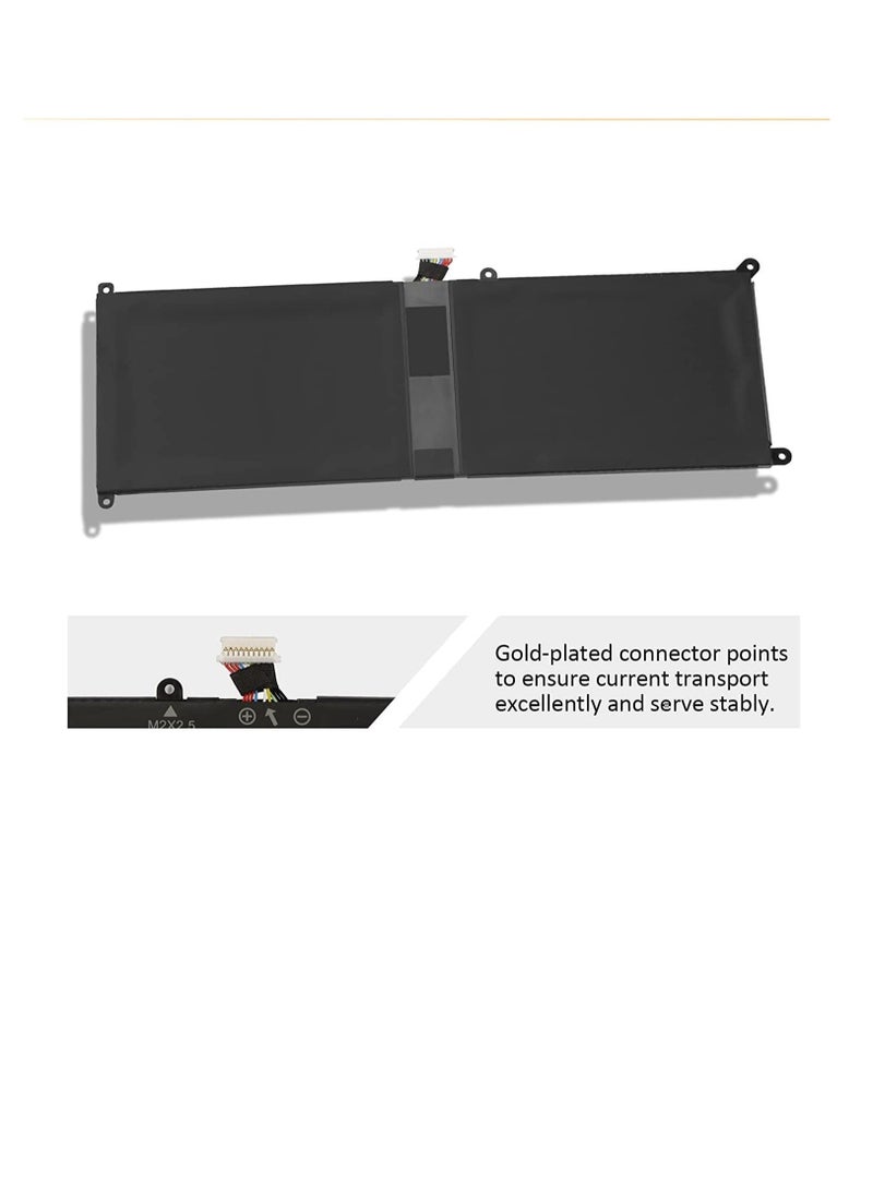 New Replacement  7VKV9 Laptop Battery Compatible for Dell XPS 12 9250 Latitude 12 7000 7275 Series 07VKV9 9TV5X 09TV5X 0V55D0 V55D0 7.6V 30Wh