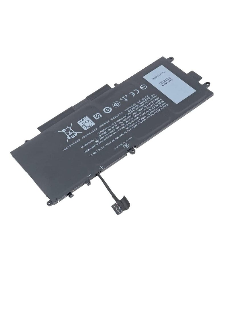 Laptop Battery Compatible For Dell 6CYH6 Latitude 12 5289 7389 7390 2-in-1 E5289 L3180 N003L7390-C-D1606FTCN N012L7390-C-D1706FTCN 725KY K5XWW W N188GG 79000 mAh/60Wh