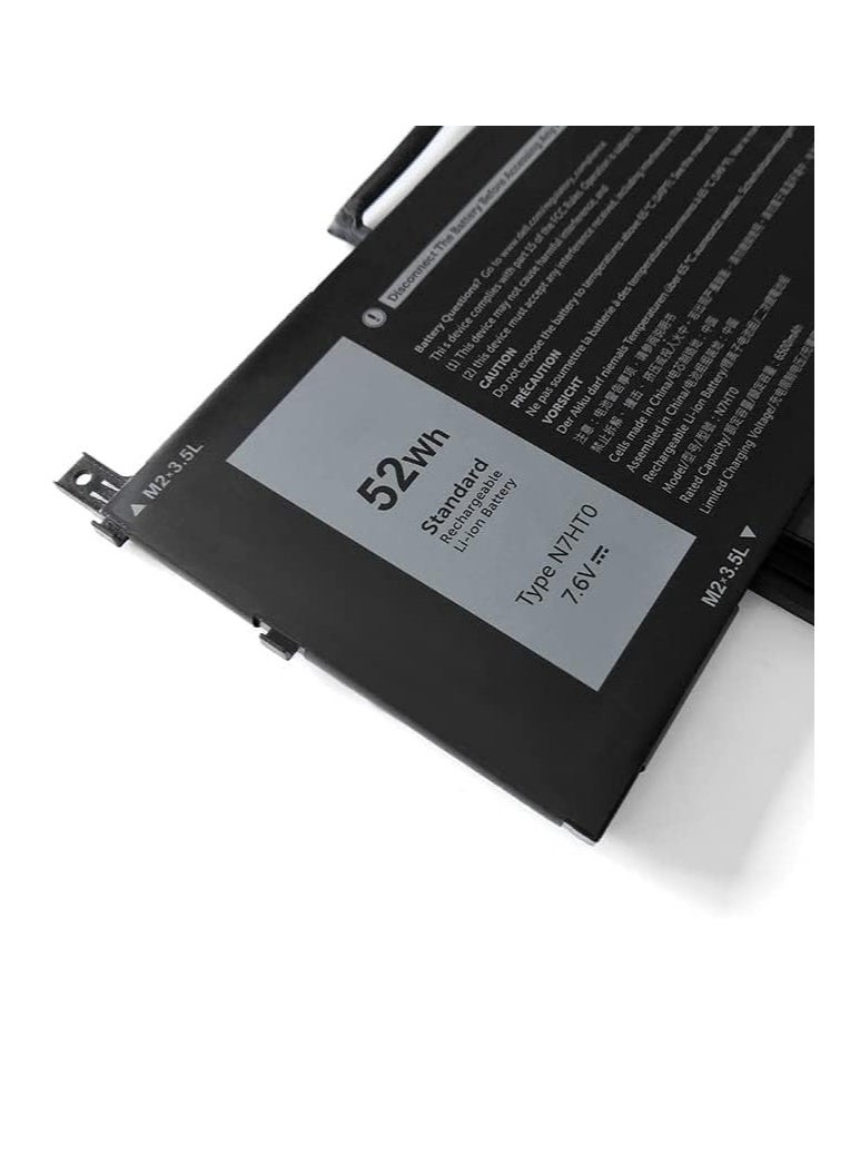 New Replacement V0GMT 0NCC3D Laptop Battery Compatible for Dell G7 17 7700 Series (11.4V 56Wh)