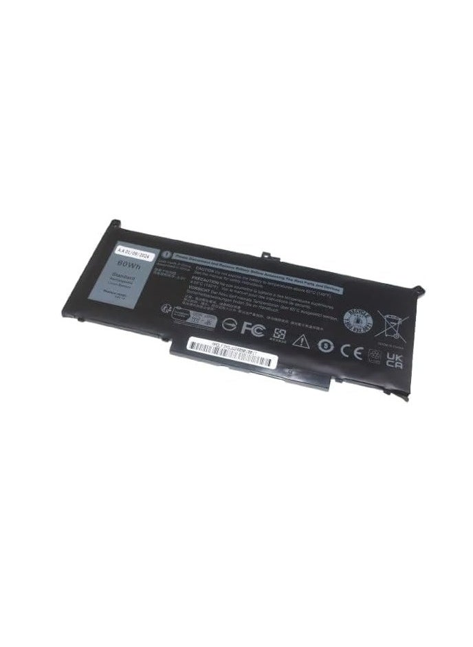 F3YGT (60WH) Replacement Battery For Dell Latitude 7280 7290 7380 7390 7480 7490 Series