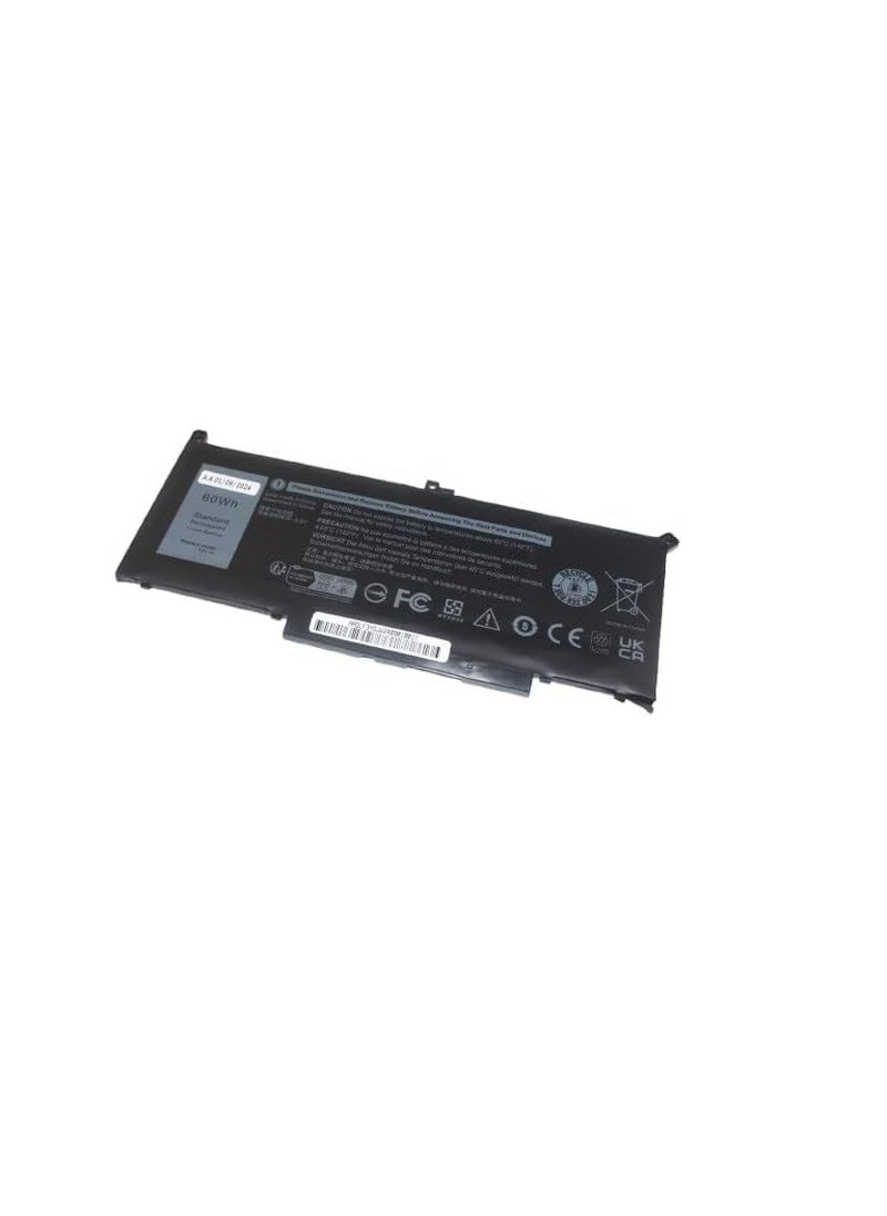 F3YGT (60WH) Replacement Battery For Dell Latitude 7280 7290 7380 7390 7480 7490 Series