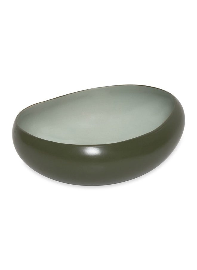 Organica Bowl, Green - 22Cm