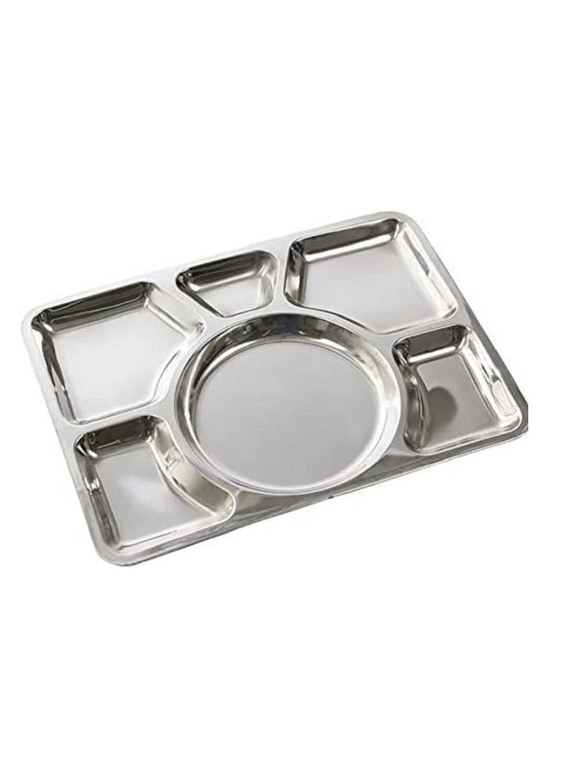 Mess Tray Silver 40cm