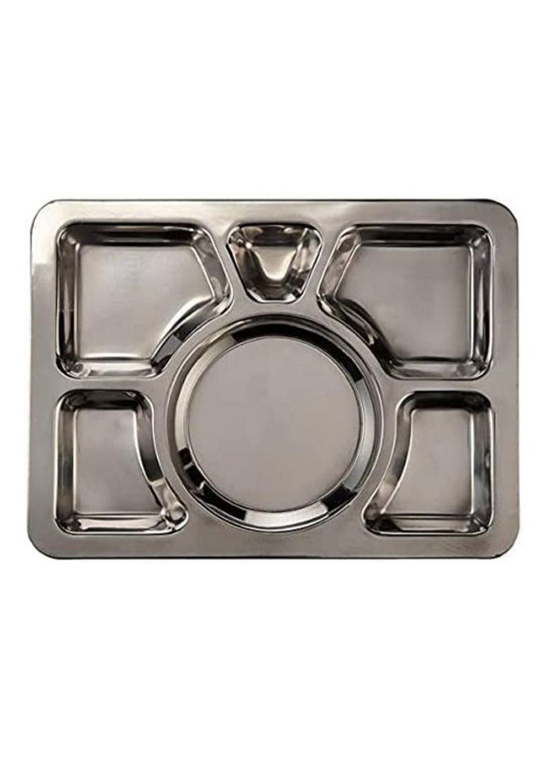 Mess Tray Silver 40cm