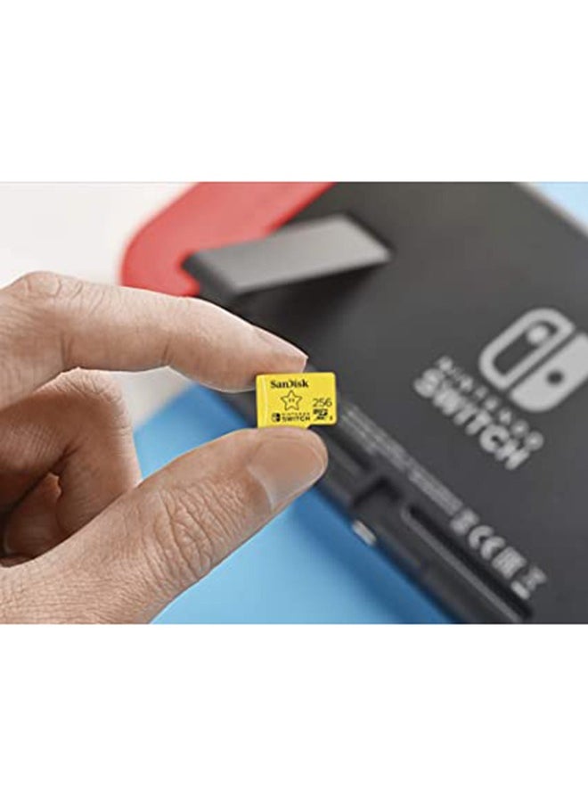 MicroSDXC UHS-I card for Nintendo Switch -, 100MB/s read; 90MB/s write 256.0 GB