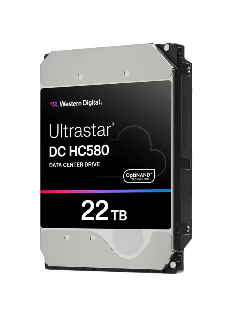 Ultrastar DC HC580 22TB 3.5-Inch SATA HDD, 7200 RPM, CMR, 512MB Cache, Up to 291MB/s Transfer Rate, OptiNAND, EAMR, HelioSeal, 550TB/Year Endurance, for Cloud and Data Centers | 0F62785 - WUH722422ALE6L4 22 TB